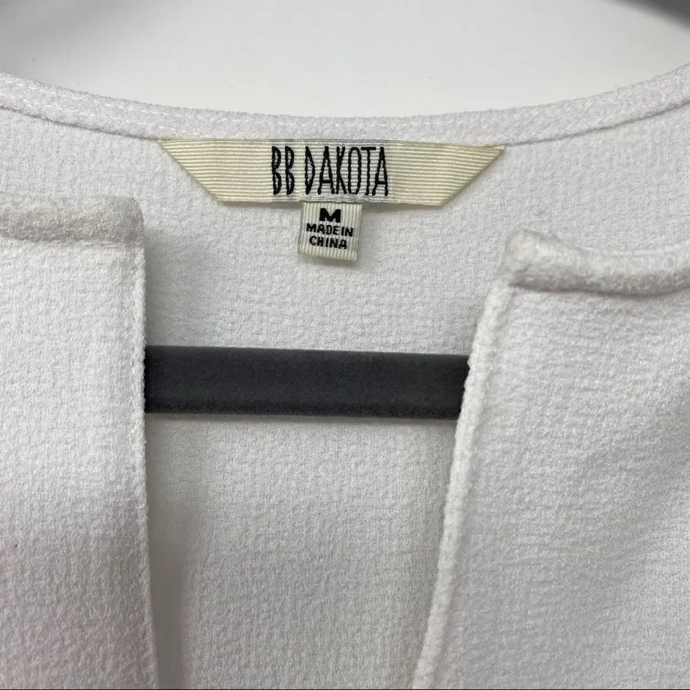 BB Dakota Bell Sleeve White Tunic